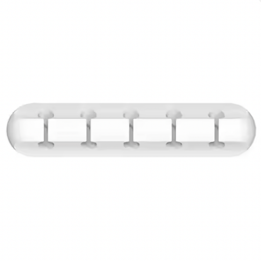 Organizador de Cables de Silicona para Escritorio | Clip Adhesivo para 5 Cables