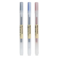 Set de 3 lápices Gel Muji 0.38 mm Negro, Azul y Rojo | Papelería Japonesa